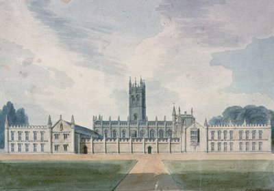 Magdalen College, Oxford, 1804 da John Chessell Buckler